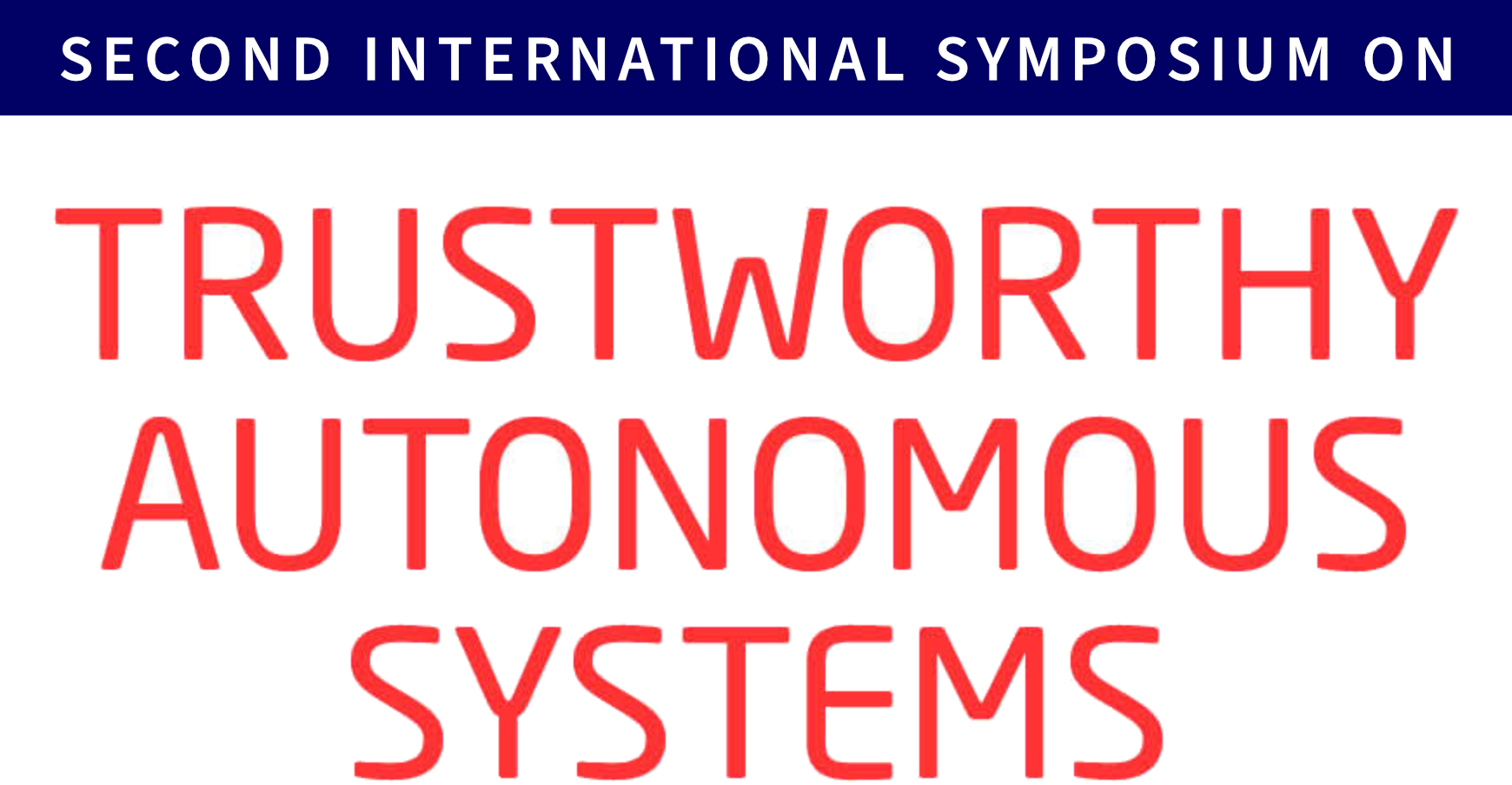 The 2024 International Symposium on Trustworthy Autonomous Systems  logo